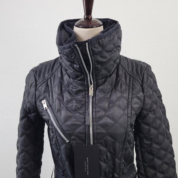 NWT- MARC NEW YORK Cassidy Quilted Jacket Sz XS - Picture 2 of 11
